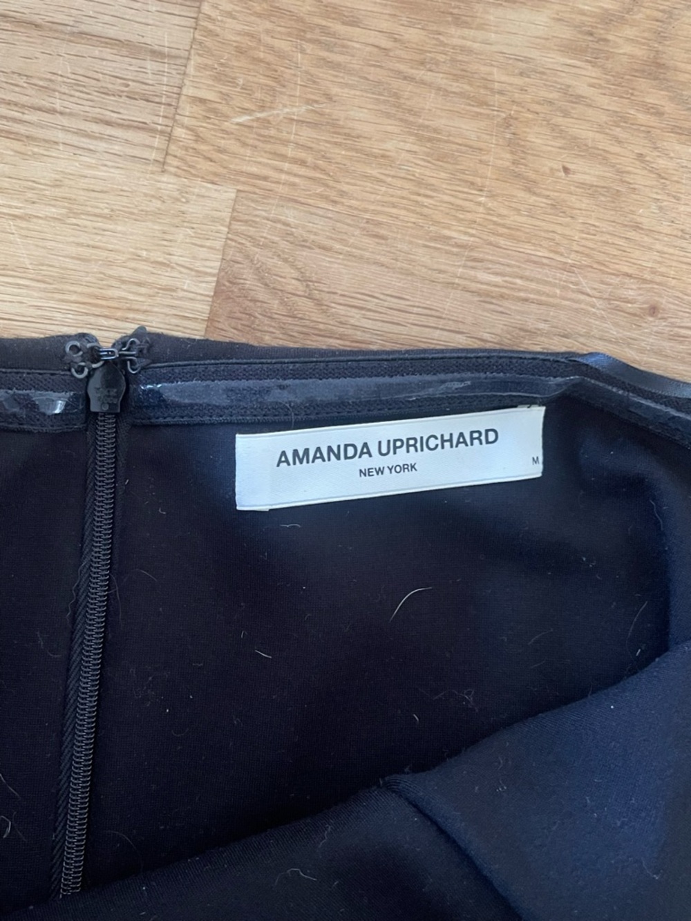 Amanda Uprichard Strapless LBD Mini Dress, Black, Size Medium (4-6), Like New - Picture 6 of 14